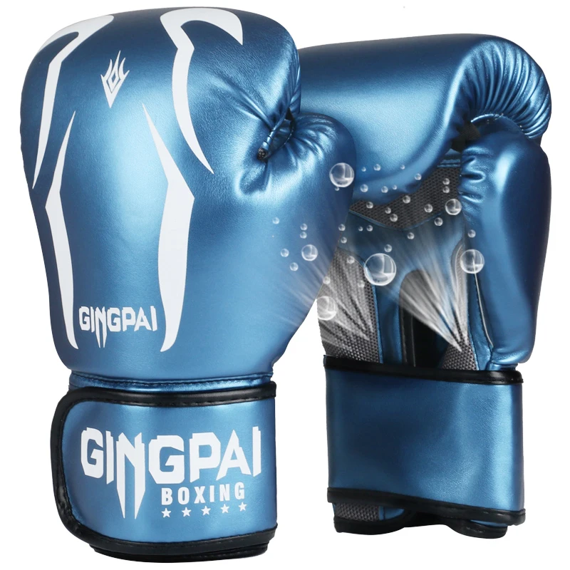 

2019 Hot Sale 6 8 10 12 OZ Adults kids Women/Men Boxing Gloves PU Leather MMA Muay Thai Boxe De Luva Mitts Sanda GYM Equipments