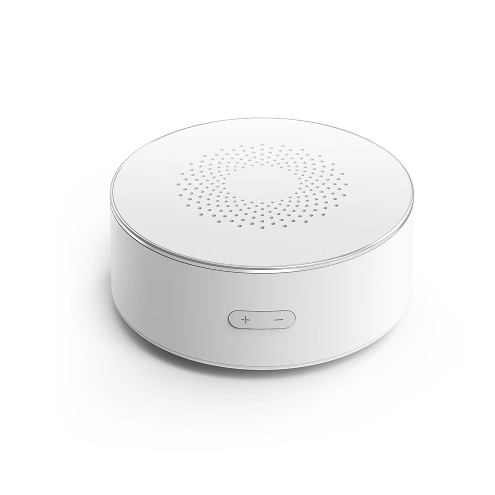 Intellithings Tuya Smart Zigbee Wireless Audible and Visible Alarm Sound and Flash Alarm Siren Detector Sensor Smart Life App