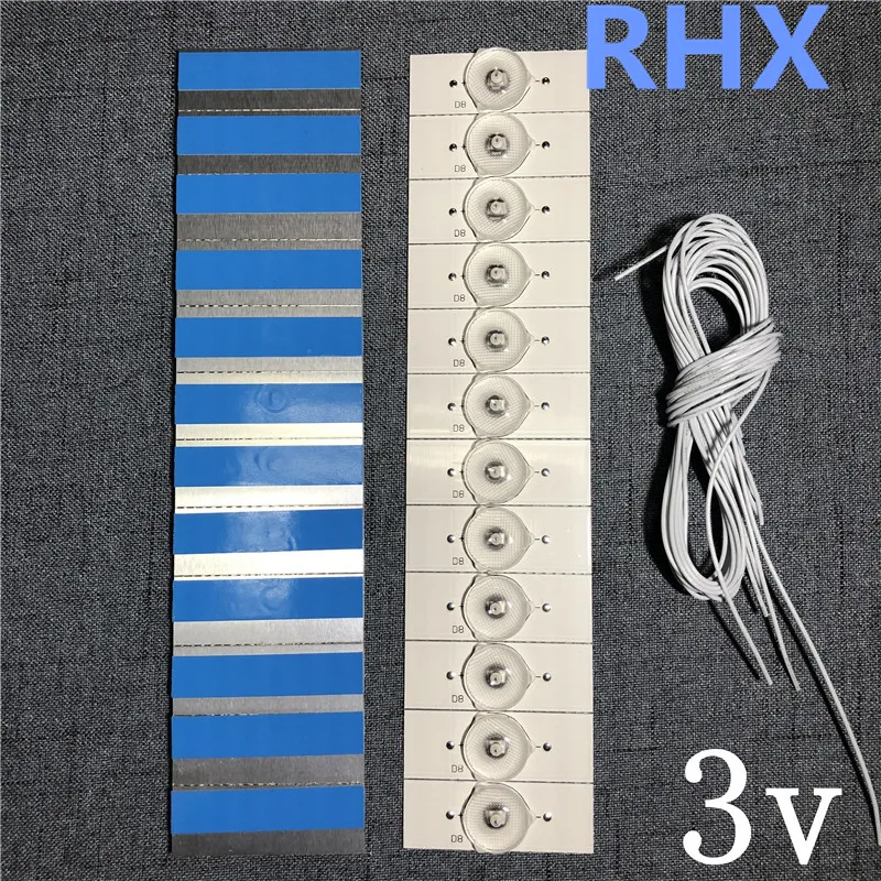 

100% новый 3V SMD лампы бусины с оптический объектив фильтра для Светодиодный ТВ ремонт 42ln5200 42ln5204 6916l-1403a