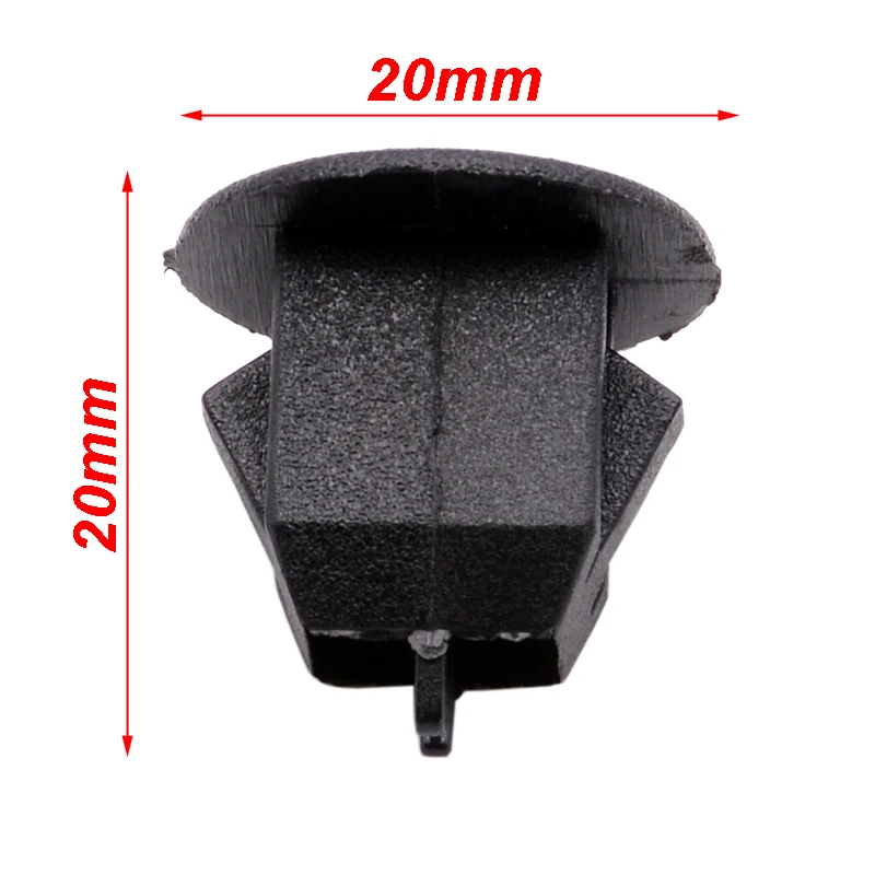 10PCS Car Trunk Side Trim Moulding Clips Retainer For 2011-2017 Volvo S60 S60L S80 S90 XC40 30715711 Black Plastic