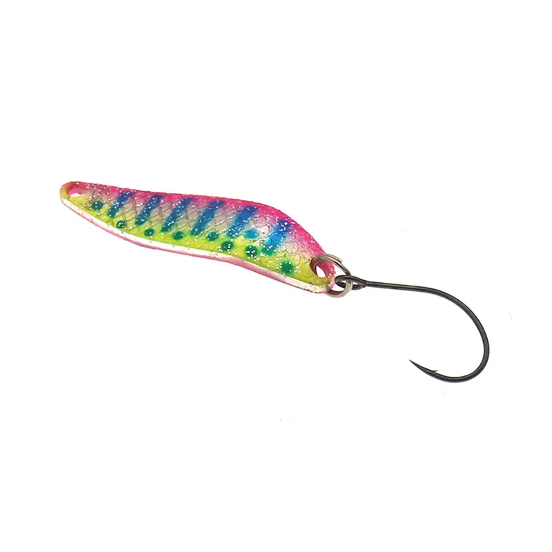 HISTOLURE  7g Metal Spoon Single Hook  Artificial Hard Bait 45mm Trout Spinner Sequins Fishing Lure Fishing Tackle