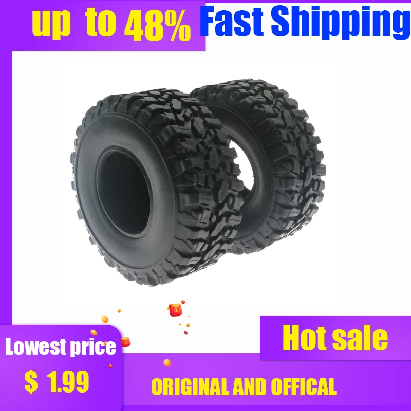 Pair Soft Rubber Tire With Foam Sponge For Wpl Henglong B14 B24 B16 B36, Ural C14 C24 Q60 Q61 Q62 Q63 Q64 4x4 And 6x6 Military