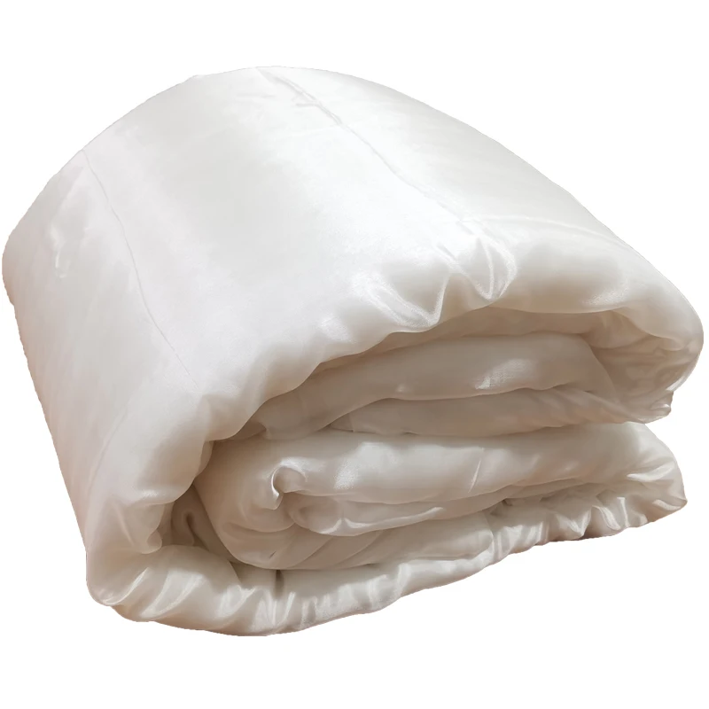 Silk Quilt , Super Light, 100% Mulberry Silk Filling 2 KG, 5 Mm Silk Pongee Shell Cover, King Size, Customize