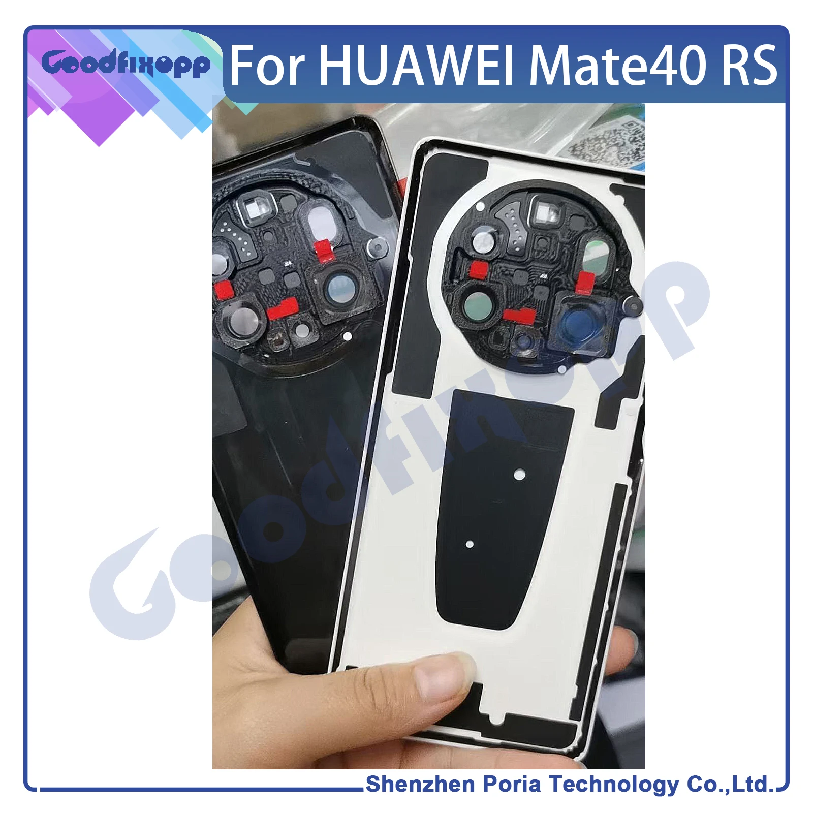 New For Huawei Mate 40 RS Of The Battery Cover Rear For Alcateover Of The Back Door Of The Telephone Case Back Cover