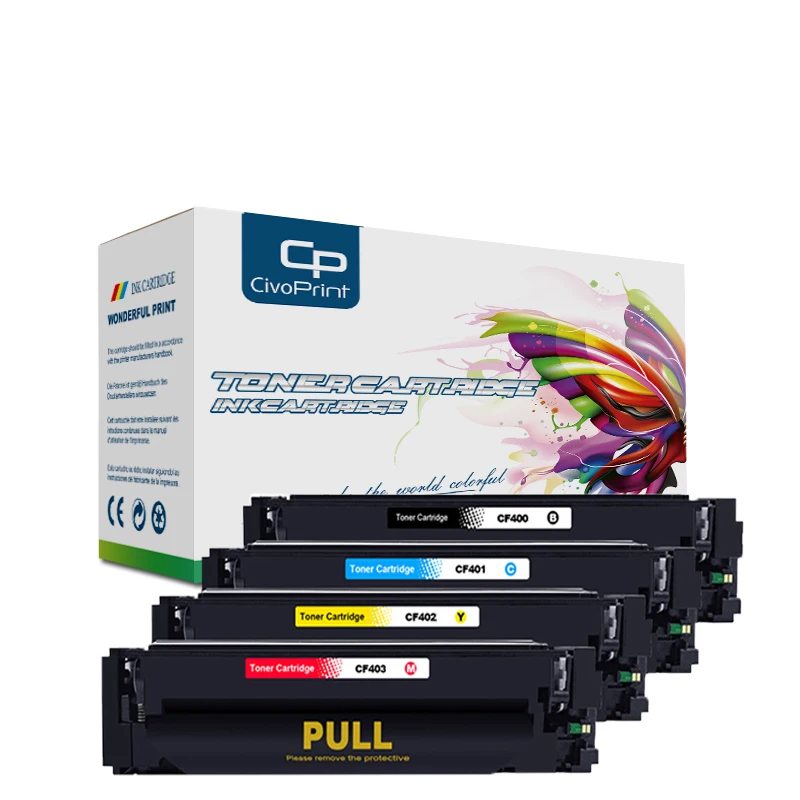 

Картридж с тонером civoprint CF400A CF401A CF 400 201A для hp LaserJet Pro M252dw M252n MFP M277dw