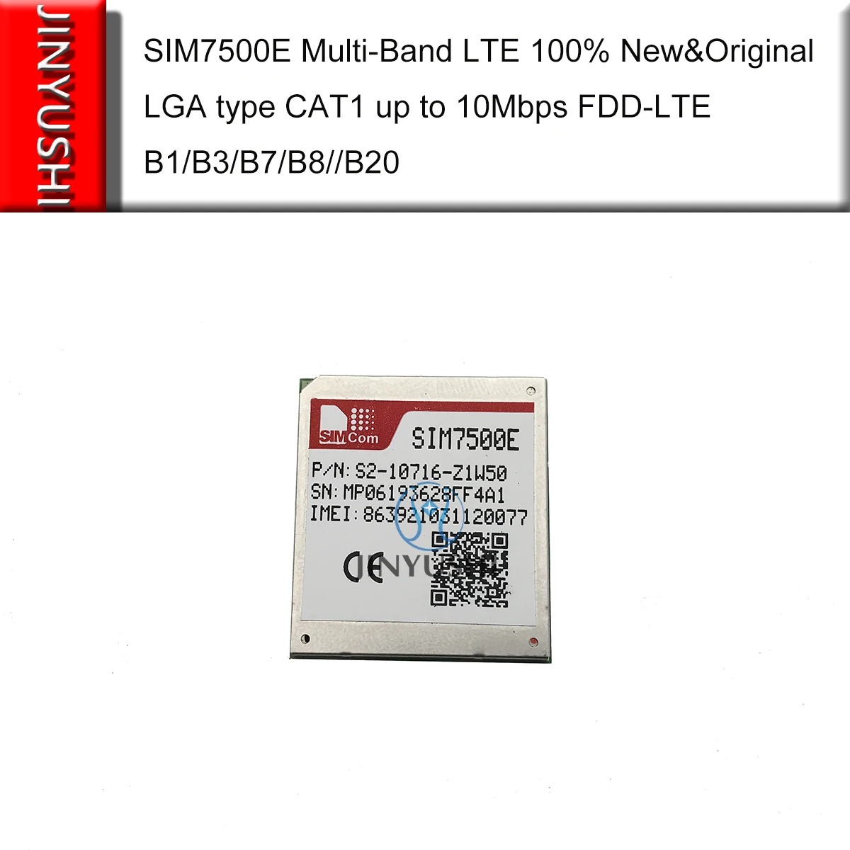 

5pcs SIM7500E SIMCOM Multi-Band LTE 100% New&Original LGA type CAT1 up to 10Mbps FDD-LTE B1/B3/B7/B8//B20