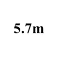 5.7m