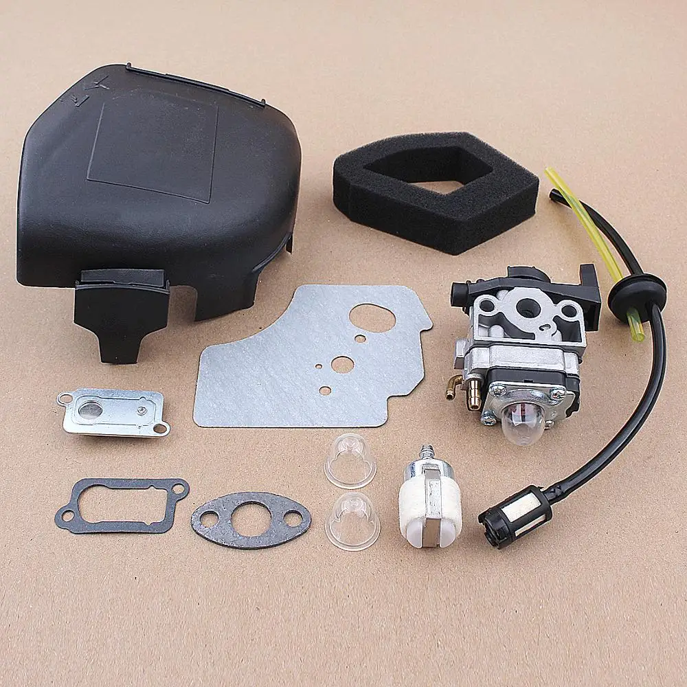 Carburatore coperchio del filtro dell'aria alloggiamento passacavo della linea del carburante per Honda GX35 HHT35 HHT35S 1.3HP Mini motore a Gas a 4 tempi Strimmer