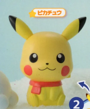 Bandai Genuine Gacha Toys Pokemon Pikachu Snom Cubchoo Lapras simpatici giocattoli di Action Figure