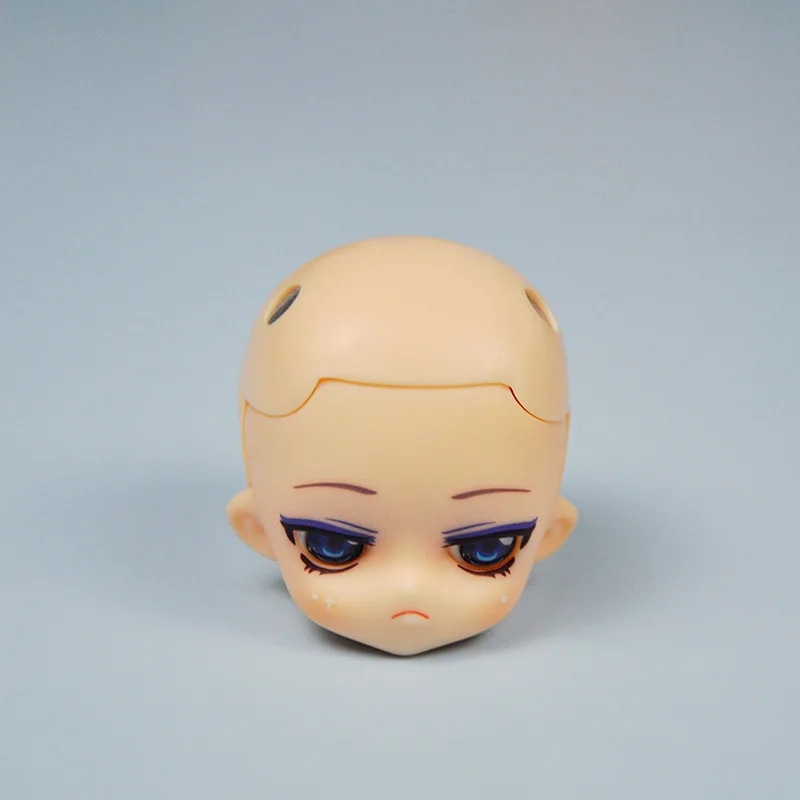 Ob11 Doll Head YMY Head Split Makeup Face for Gsc Clay Man Replacement Face Open Eyelid Head 1/12bjd Doll Accessories