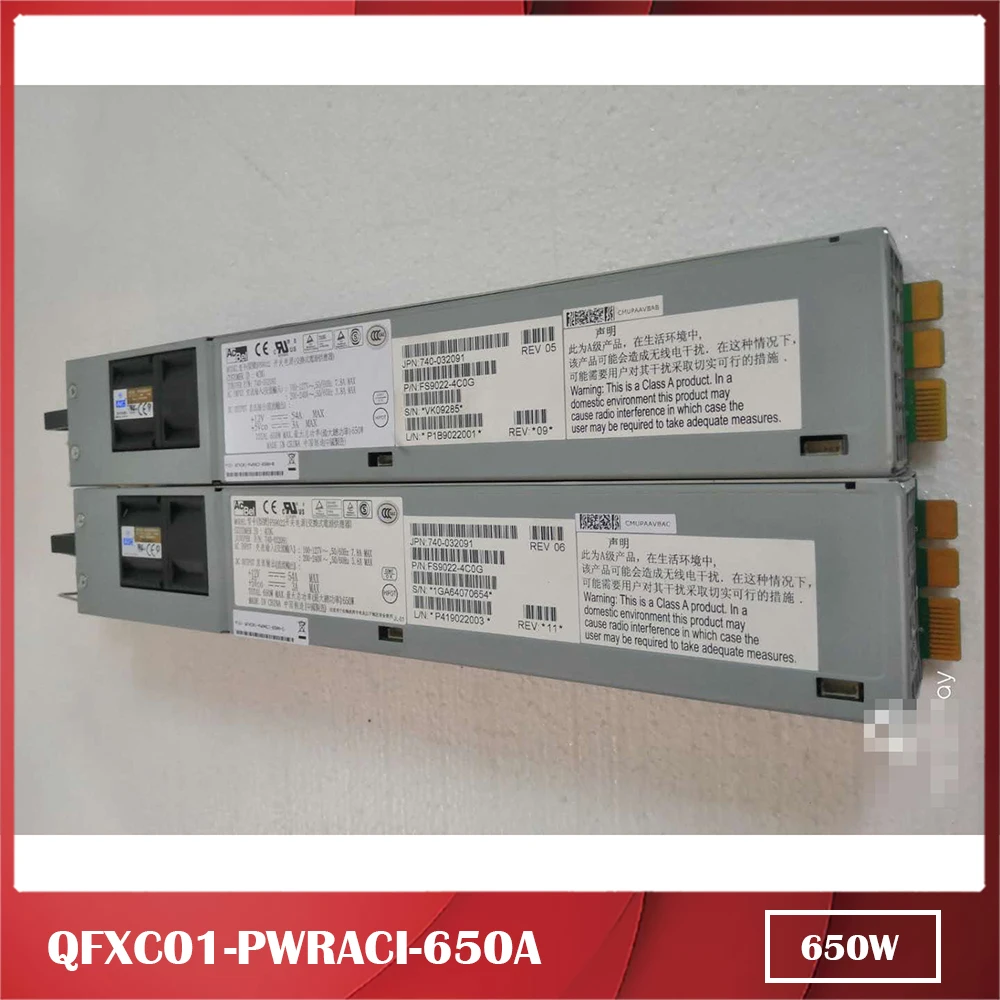 For Desktop Power Supply for Juniper QFXC01-PWRACI-650A (740-032091) 3500 650W 100% Test Before Shipment