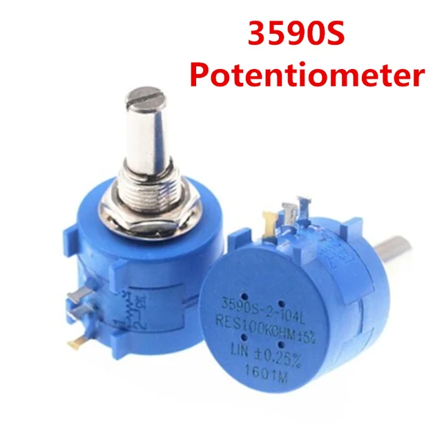 1 sztuk/partia nowy 3590S 1K 2K 5K 10K 20K 50K 100K ohm precyzyjny potencjometr regulowany rezystor 3590-2-102 103 502 103 203 503 104