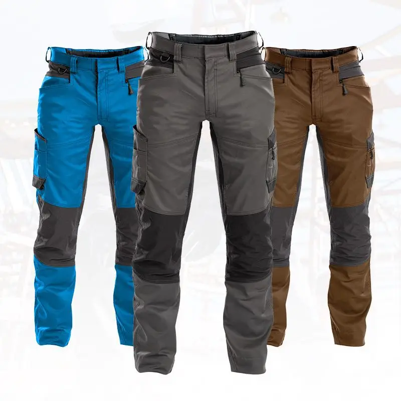 Men\'s Overalls New Men Cargo Pants Spring Cotton Baggy Trousers Pants Male Multi-pockets Casual Long Trousers Plus Size 42