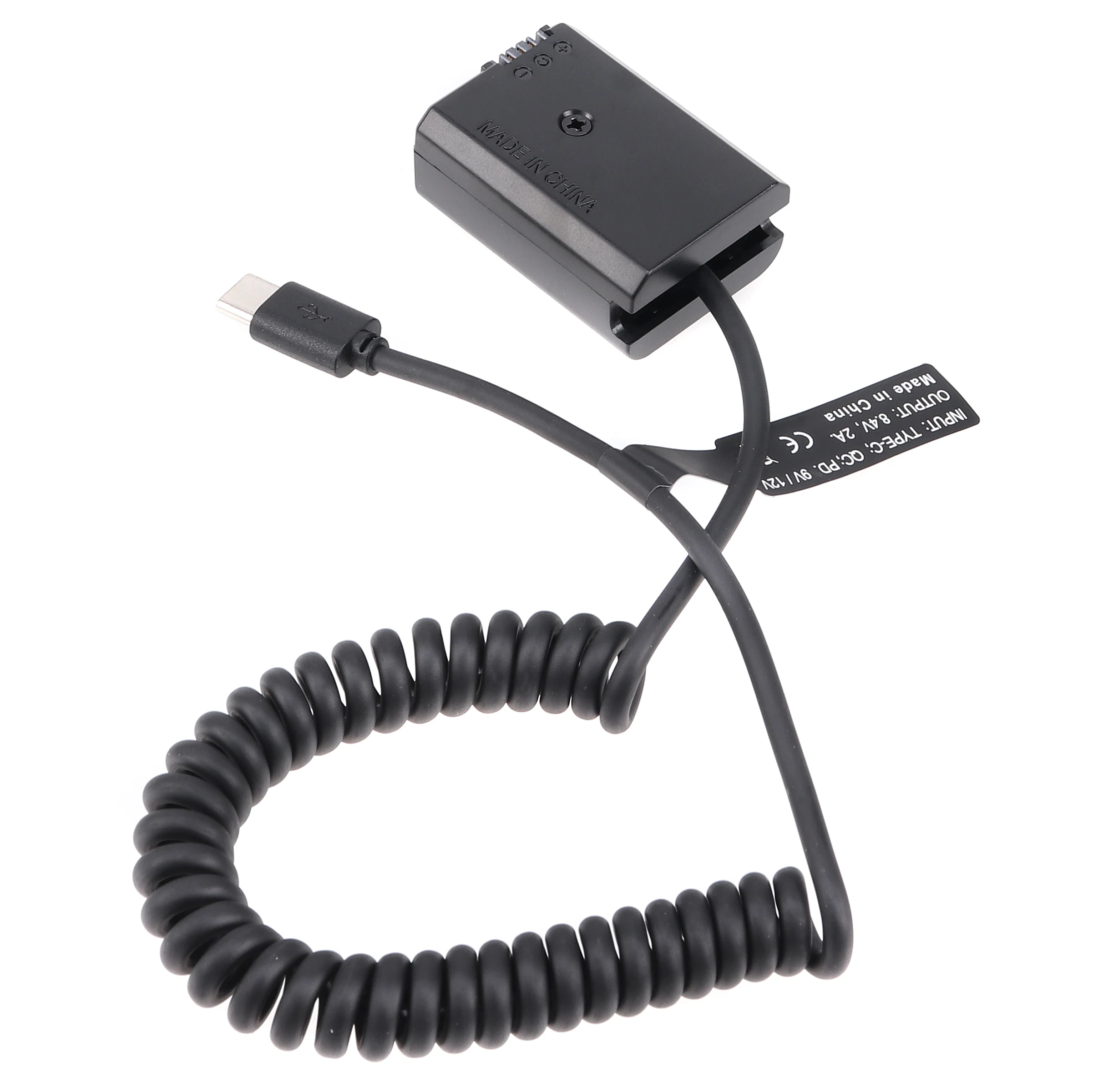 FOTGA Dummy Battery Adapter +Type C Cable Decoded NP-FW50 For Sony ZV-E10 A7 A7R A7S A7M A7II A7S2 A7M2 A7R2 A6500 A6400 A6300