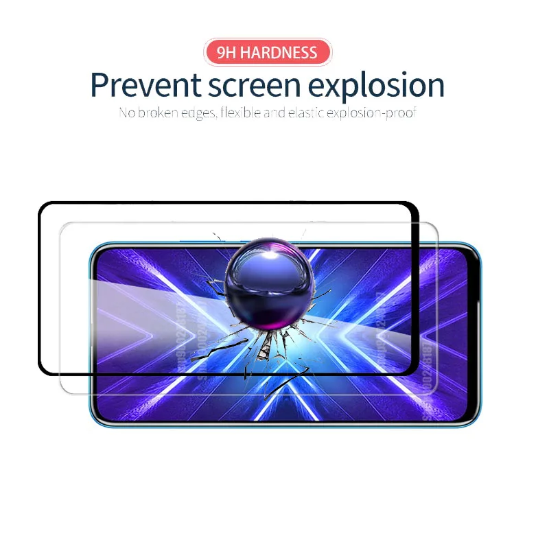 2-in-1 Camera Tempered Glass For huawei honor 9x STK-LX1 premium Protective Glass on honor 9 x x9 honor9x screen protector Film