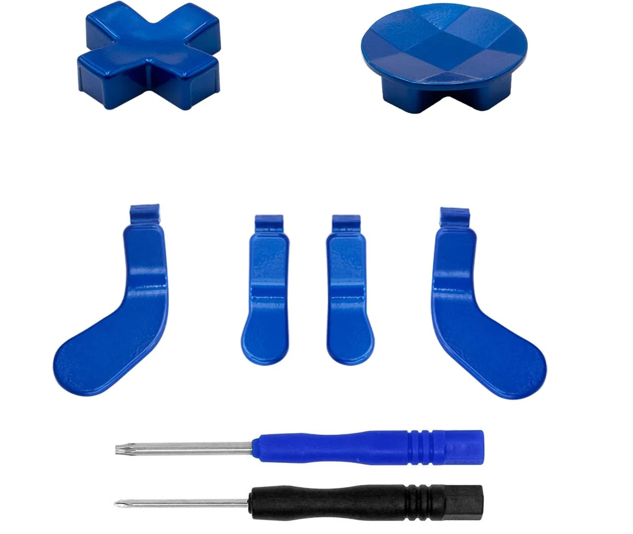 Metal D-Pads and Trigger Paddles Direction Buttons Replacement for Xbox One Elite 2 Controller Series 2 (Version 2) With Tools