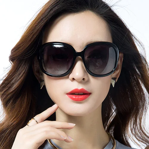 Sunglasses Women\'s Spring and Summer Fashion Star Models Big Frame Frog Glasses Ladies Sunglasses Sun Eyes