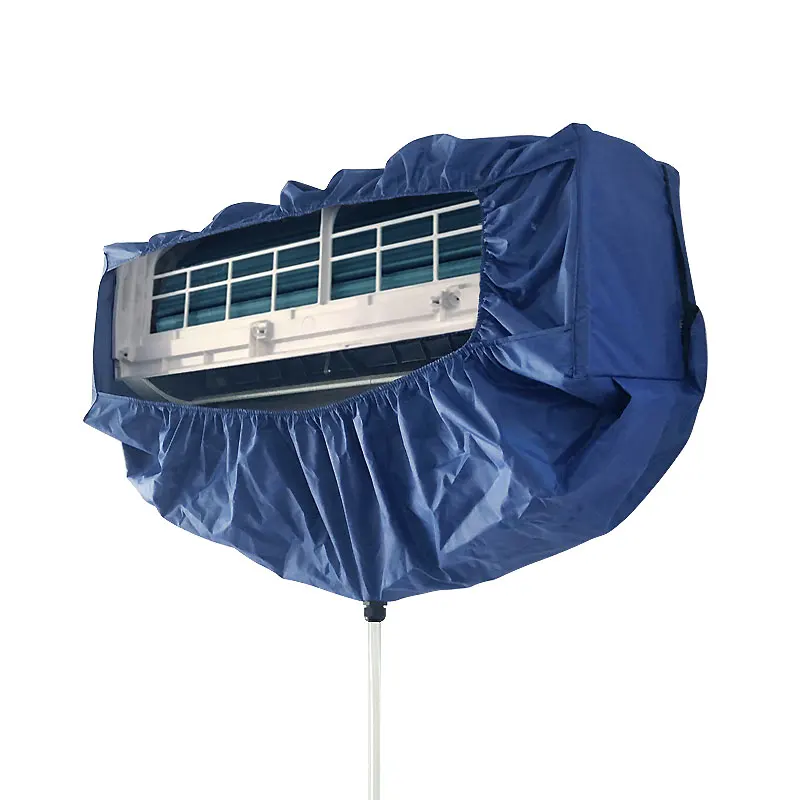 Air Conditioning Cover Washing cover Wall Mounted Air Conditioner Cleaning waterproof Protective Dust Cover withTightening belt