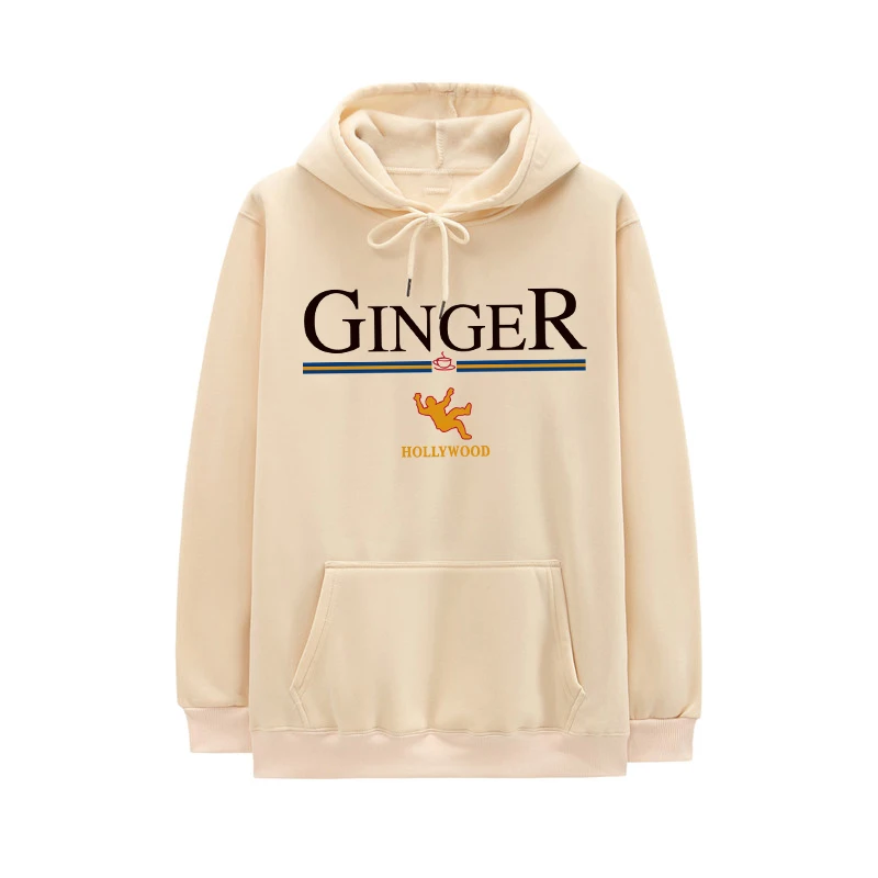 GINGER-Sweats à capuche College lettre pour hommes et femmes, Brockhamsilice, Bonne qualité, Hip Hop, Smile Hooded PVD, Nouveautés, 2023