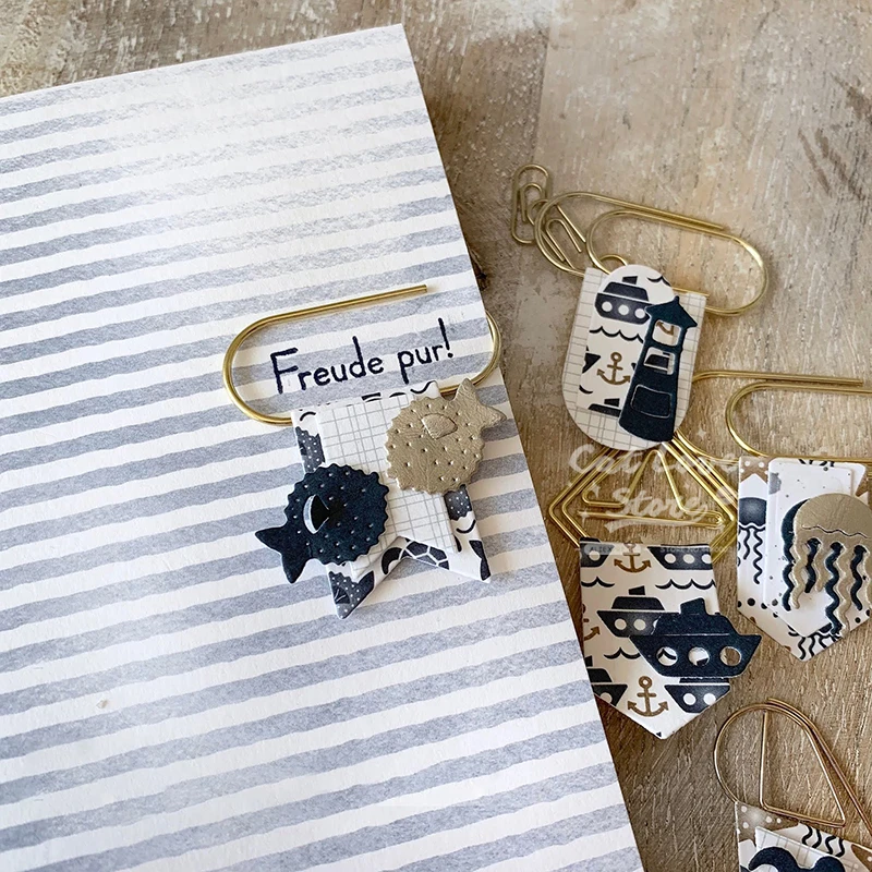 Small Ocean Series Metal Cutting Dies Scrapbooking Stencil DIY Decorative Craft Embossing Die Cuts Card Making New Dies For 2019 image 5