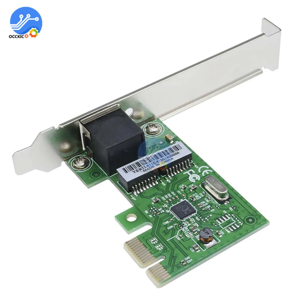 1000Mbps Network Card Gigabit Ethernet PCI Express PCI-E 10/100/1000M RJ-45 LAN Adapter Converter Connector Network Controller