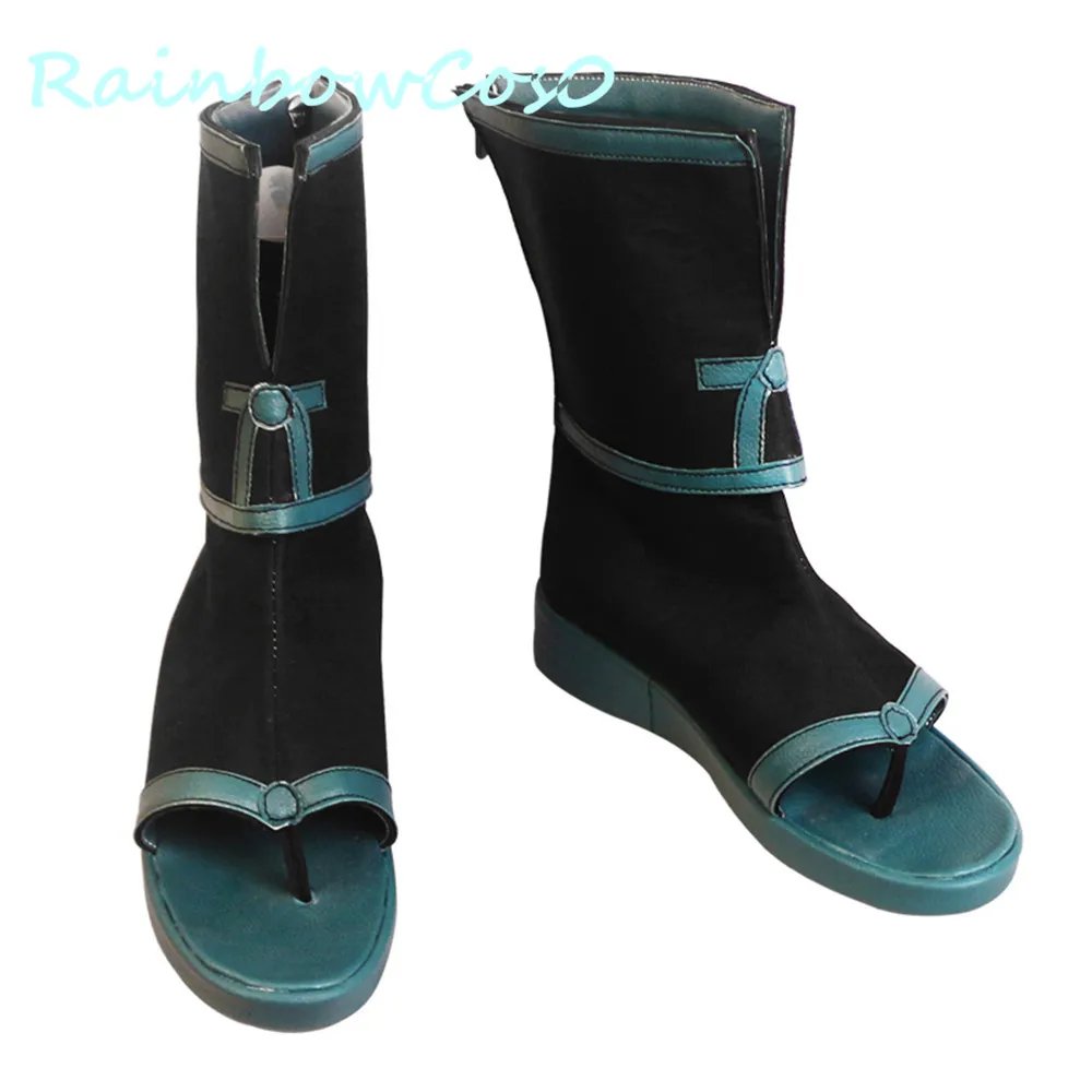 FINAL FANTASY XIV:A Realm Reborn FF14 Shisui of the Violet Tides Cosplay Shoes Boots RainbowCos0