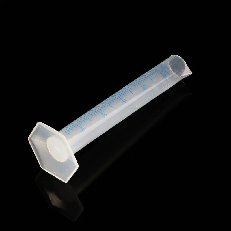 1pcs 50ml Plastic Measuring Cylinder Laboratory Test Graduated Tube tool Affordable Chemistry Set