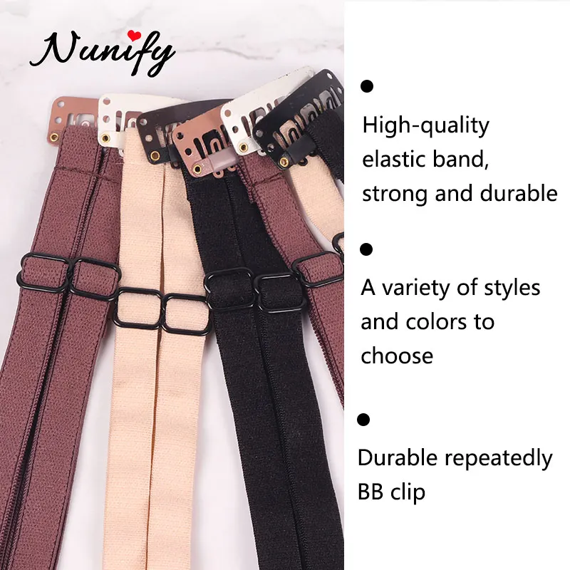 Nunify ปรับคู่ยืดสำหรับตาและคิ้วตา Lift ผม Magic Elastic Band Hold Bb คลิป