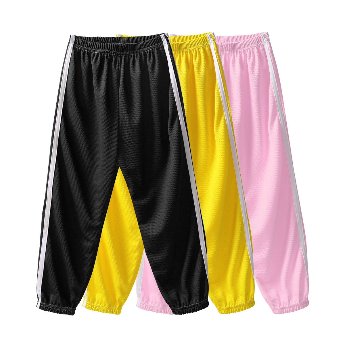 Unisex Kids Boys Girls Summer Pants Soft Breathable Long Bloomers Harem Pants Anti-Mosquito Pants Sport Casual Trousers Joggers