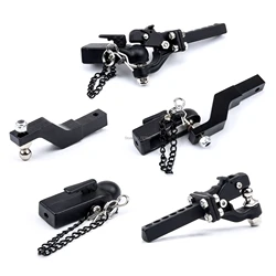 Conector do gancho do reboque do acoplador do metal RC, 1:10 RC Crawler carro, TRX, TRX4, Bronco, RC4WD, D90, D110, SCX10 axial, 90046, JIMNY G500