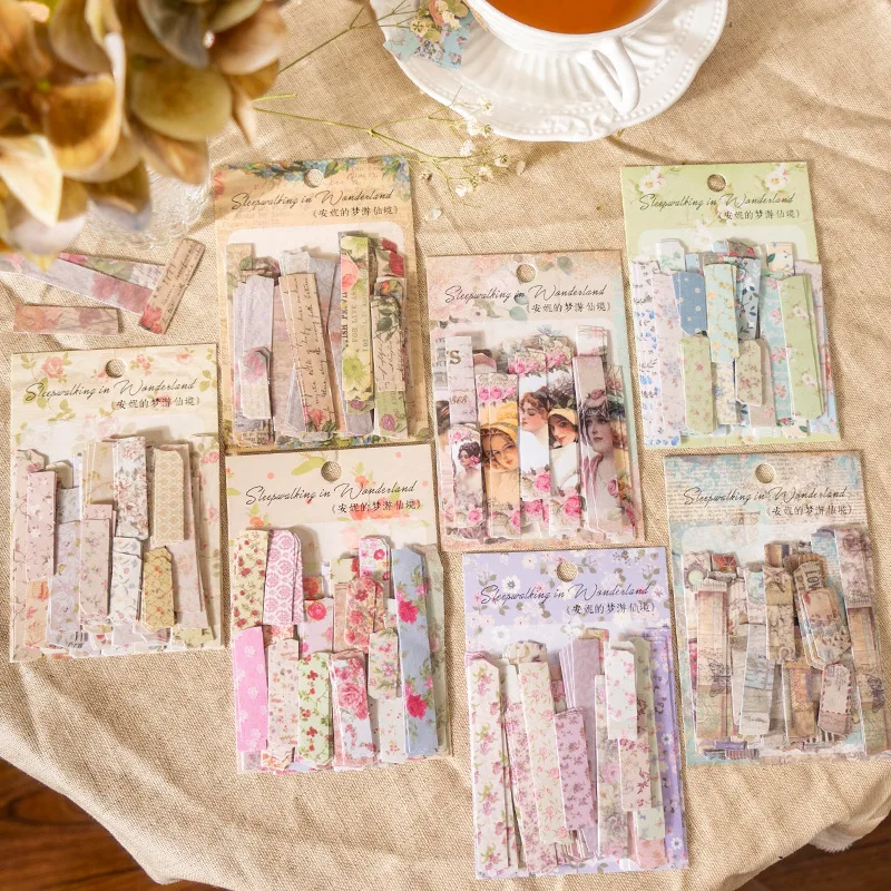 100pcs Anne's sleepwalking wonderland Decorative Stickers Scrapbooking Label Diary Stationery Album Cute girl Journal Planner