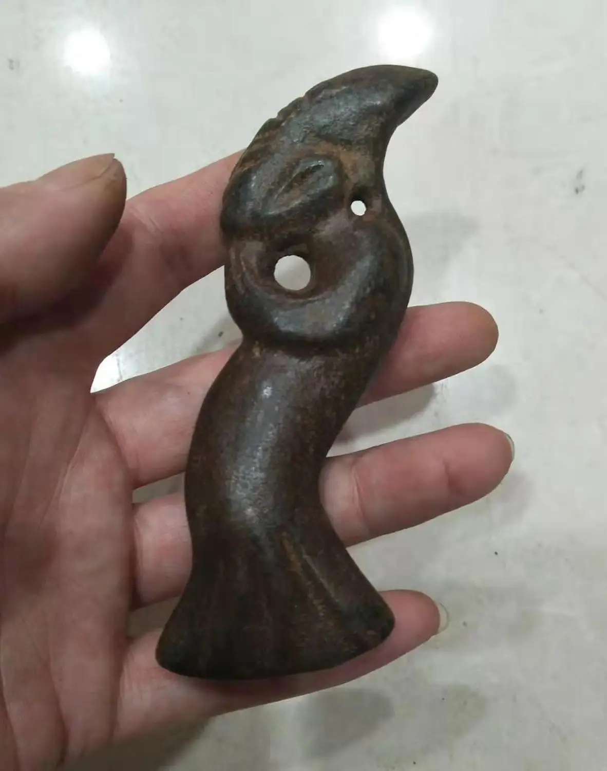 Hongshan Culture Iron Meteorite Jade Hanging Meteorite Sun Elderly Jade Jewelry Free Delivery