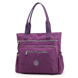 Borsa a tracolla da donna di nuova moda borsa a tracolla da donna borsa in Nylon borsa per la spesa da donna di grande capacità borsa da spiaggia Casual da donna