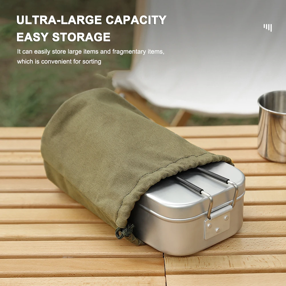 Kordelzug Lagerung Taschen Leinwand Travel Outdoor Camping Diverse Make-Up Tasche