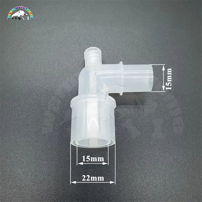 Anesthesia Tube L-shaped Connector Elbow Circuit Inside Outside Male and Female Tracheal Intubation Connector 90 Degree