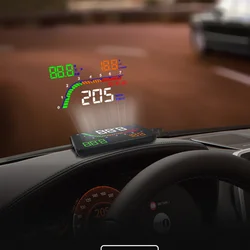 OHANEE A100s T100 OBD car hud head up head up display 2019 temperature gauge obd Overspeed Warning System Projector Windshield