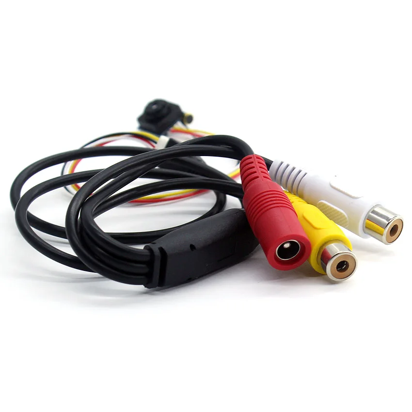 SMTKEY 700TVL Audio Micro Mini Color CCTV Security Video  Mini Camera Free with BNC adapter