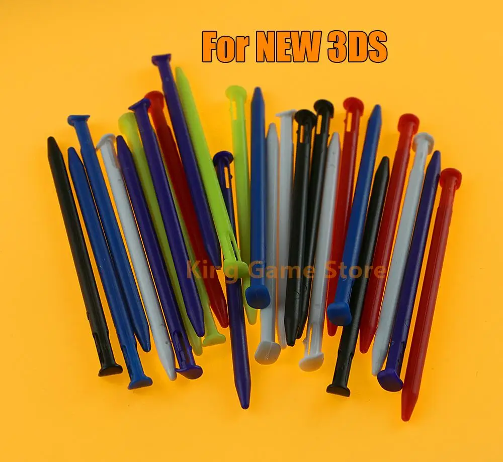 5pcs 10pcs 30pcs For Nintendo New 3DS Colorful Touch Stylus Pen Plastic Game Video Stylus Pen Game Accessories Random Color