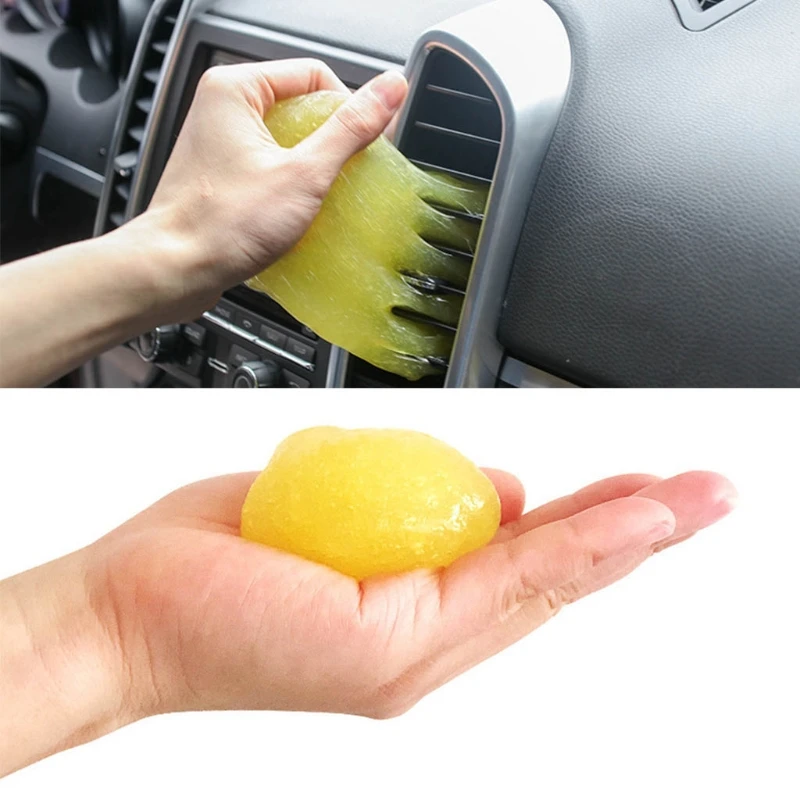 

75g Cleaning Gel Car Air Outlet Cleaning Glue Jelly Dust Remover Keyboard Cleaner Adhesive Daily Household Cleaning Supplies