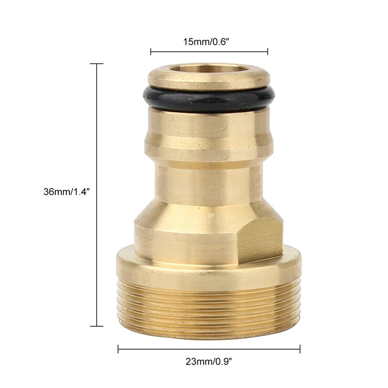 Universal Kitchen Quick Connector Brass Bathroom Faucet Tap Connector Garden Hose Water Connection Adapters For Watering Tools