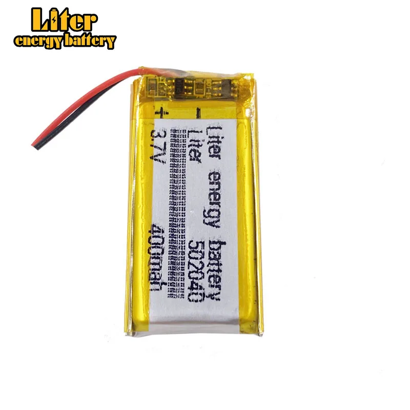 5 batteries au Lithium polymère 482040 502040 3.7v 400mah, avec tableau pour Mp3 Mp4 Gps produit numérique