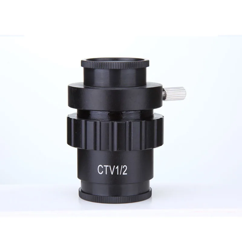 SZM CTV 1/2 1/3 1X Adapter 0.3X 0.5X C mount Lens Adapter For Trinocular Stereo Microscope HDMI VGA USB Video Camera