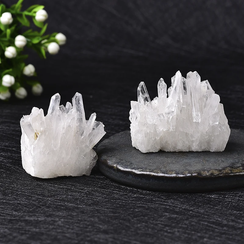 1PC Natural Crystal Cluster Original Stone Mineral Specimen Piece High Penetration Crystal  Trophy Healing Stone Home Decor Gift