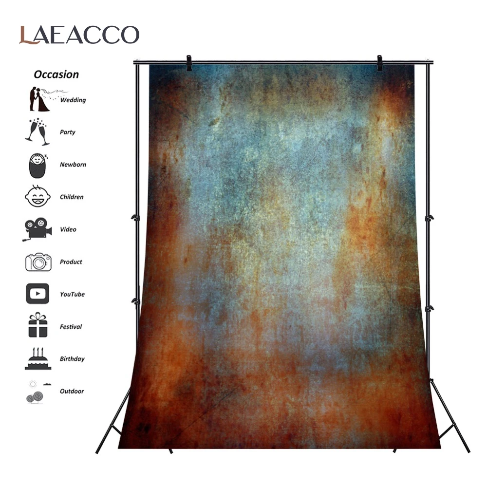 

Laeacco Surface Of Metal Texture Rusty Party Wallpaper Grunge Pattern Photo Backgrounds Photography Backdrops For Photo Studio