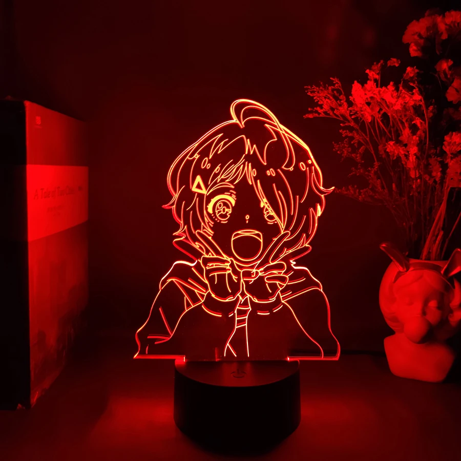 

Ai Ohto 3D Anime Light Acrylic Lamp Figure Nightlight Fans Room Decoration 7 Color Changing Manga Art Lighting Collection