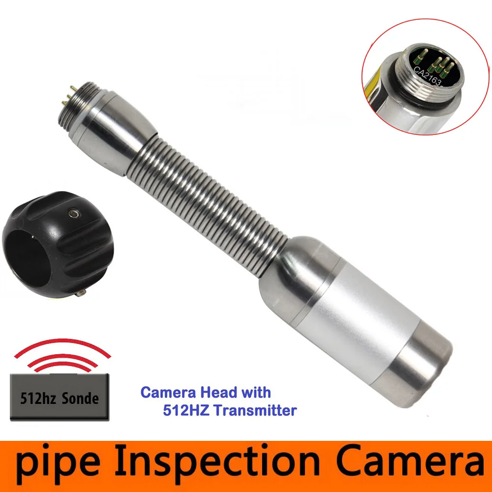 wopson pipe camera head 14mm 17mm 23mm 512hz sonda transmitter pipe camera autoself leving Camera Replacement for pipe camera