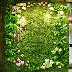 Pelouse Artificielle pour Décoration de Mariage, Simulation de Mur de Fond, Cuir oral elu Enge, Tapis Vert, Décor de Maison, Vente en Gros, Nouveau