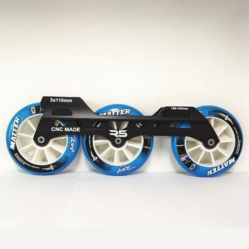 [3X110mm 110mm] Speed Inline Skate Frame for Speeding Racing Skating, Compatible for Powerslide Pleasure Tools Slalom FSK