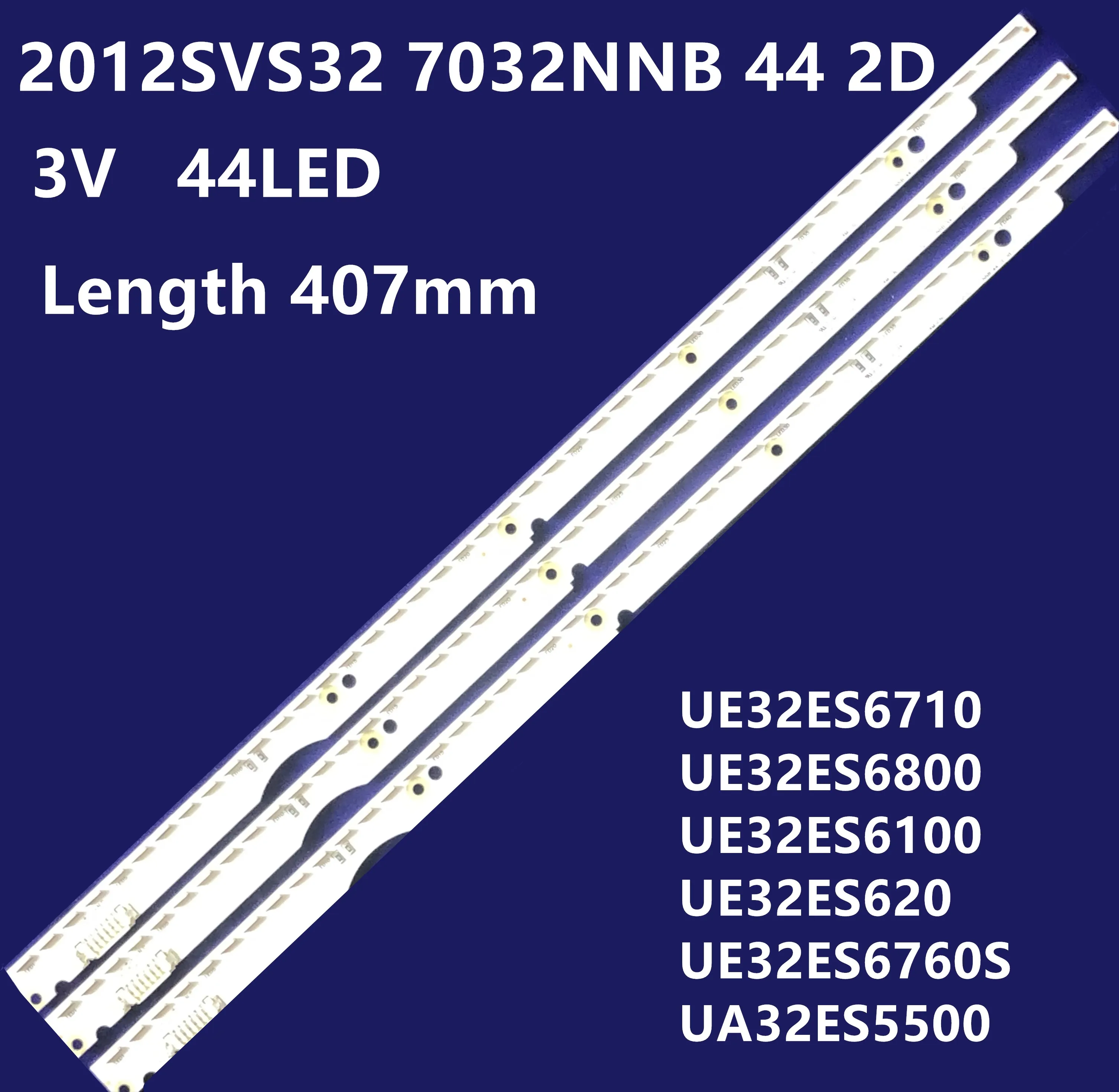 10 Stück 3V/6V LED-Streifen für ua32es5500r ue32es5530 ue32es5557k ue32es6100 ue32es6307 2012 svs32 7032nnb 44 V1GE-320SM0-R le32ocsm