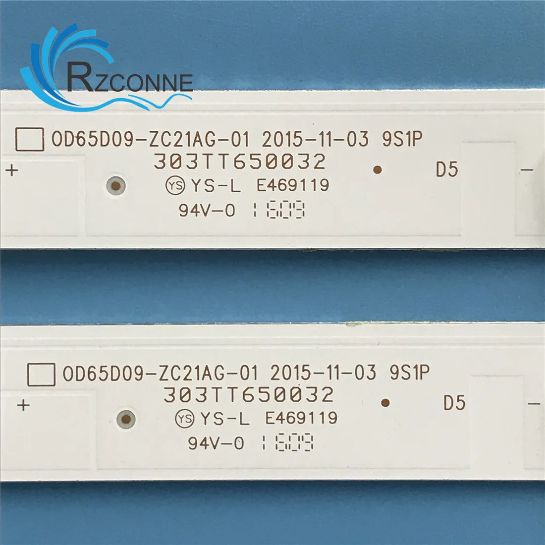 ไฟแบล็คไลท์ LED ขนาด705มม. 9เส้นสำหรับ DVB-PMU156505HCAT 0D65D09-ZC21AG-01ZC14FG-04 9S1P 303TT650032